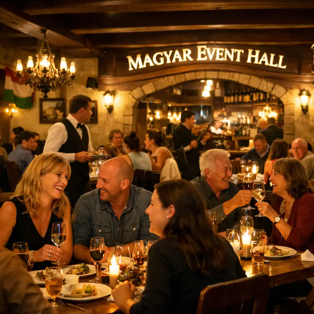 Galéria előzetes a Magyar Event Hall éttermének belső tereiről és rendezvényeiről